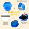 image:imageGiantex Stackable Daycare Cots for Sleeping 53 L x 24 W Portable Nap Cots for Kids and Toddlers wEasy Lift Corners SpaceSaving Toddler Bed for Preschool Classroom Pet Daycare Pack of 6 MultiBlue