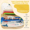 image:imageGiantex Stackable Daycare Cots for Sleeping 53 L x 24 W Portable Nap Cots for Kids and Toddlers wEasy Lift Corners SpaceSaving Toddler Bed for Preschool Classroom Pet Daycare Pack of 6 MultiMulti Color