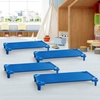 image:imageGiantex Stackable Daycare Cots for Sleeping 53 L x 24 W Portable Nap Cots for Kids and Toddlers wEasy Lift Corners SpaceSaving Toddler Bed for Preschool Classroom Pet Daycare Pack of 6 MultiBlue6 Pcs