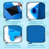 image:imageGiantex Stackable Daycare Cots for Sleeping 53 L x 24 W Portable Nap Cots for Kids and Toddlers wEasy Lift Corners SpaceSaving Toddler Bed for Preschool Classroom Pet Daycare Pack of 6 MultiBlue6 Pcs
