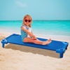image:imageGiantex Stackable Daycare Cots for Sleeping 53 L x 24 W Portable Nap Cots for Kids and Toddlers wEasy Lift Corners SpaceSaving Toddler Bed for Preschool Classroom Pet Daycare Pack of 6 MultiBlue6 Pcs