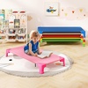 image:imageGiantex Stackable Daycare Cots for Sleeping 53 L x 24 W Portable Nap Cots for Kids and Toddlers wEasy Lift Corners SpaceSaving Toddler Bed for Preschool Classroom Pet Daycare Pack of 6 MultiMulti Color