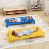image:imageGiantex Stackable Daycare Cots for Sleeping 53 L x 24 W Portable Nap Cots for Kids and Toddlers wEasy Lift Corners SpaceSaving Toddler Bed for Preschool Classroom Pet Daycare Pack of 6 MultiMulti Color