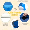 image:imageGiantex Stackable Daycare Cots for Sleeping 53 L x 24 W Portable Nap Cots for Kids and Toddlers wEasy Lift Corners SpaceSaving Toddler Bed for Preschool Classroom Pet Daycare Pack of 6 MultiBlue