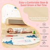 image:imageGiantex Stackable Daycare Cots for Sleeping 53 L x 24 W Portable Nap Cots for Kids and Toddlers wEasy Lift Corners SpaceSaving Toddler Bed for Preschool Classroom Pet Daycare Pack of 6 MultiSand