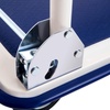 image:imageGiantex 5 660lbs Platform Cart Dolly Folding Foldable Moving Warehouse Push Hand Truck Blue 355inch x 24inch BaseboardCompact Heavyduty