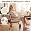 image:imageGiantex Dining Table Set for 2 Space Saving Kitchen Table and Chairs Set wRubber Wood Frame Storage Rack Padded Seats amp Backrests Dinette Set for Small Space Apartment Dining Room WalnutWalnut