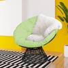 image:imageGiantex Wicker Papasan Chair with Soft Thick Cushion Sturdy Metal Frame Rattan Base 360 Swivel Round Lounge Reading Chair for Living Room Bedroom Patio Indoor Outdoor Use GreenGreen