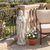 image:imageGiantex 295 Virgin Mary Garden Statue Outdoor Blessed Mother Statue  WeatherResistant MgO Catholic Religious Sculpture for Lawn Patio Prayer Garden Memorial Yard Decor Distressed IvoryVirgin Mary  Praying