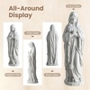 image:imageGiantex 295 Virgin Mary Garden Statue Outdoor Blessed Mother Statue  WeatherResistant MgO Catholic Religious Sculpture for Lawn Patio Prayer Garden Memorial Yard Decor Distressed IvoryVirgin Mary  Praying