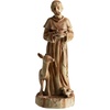 image:imageGiantex 295 Virgin Mary Garden Statue Outdoor Blessed Mother Statue  WeatherResistant MgO Catholic Religious Sculpture for Lawn Patio Prayer Garden Memorial Yard Decor Distressed IvorySaint Francis  with Animals