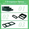 image:imageGiantex 3Tier Raised Garden Bed 47 x47x24 HeavyDuty Metal Outdoor Planter Box wOpenEnded Base Elevated Planter Box for Vegetable Fruit Flower Herb Patio Backyard Raised Bed Kit1