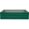 image:imageGiantex 3Tier Raised Garden Bed 47 x47x24 HeavyDuty Metal Outdoor Planter Box wOpenEnded Base Elevated Planter Box for Vegetable Fruit Flower Herb Patio Backyard Raised Bed Kit1