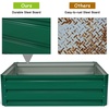 image:imageGiantex 3Tier Raised Garden Bed 47 x47x24 HeavyDuty Metal Outdoor Planter Box wOpenEnded Base Elevated Planter Box for Vegetable Fruit Flower Herb Patio Backyard Raised Bed Kit1