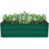 image:imageGiantex 3Tier Raised Garden Bed 47 x47x24 HeavyDuty Metal Outdoor Planter Box wOpenEnded Base Elevated Planter Box for Vegetable Fruit Flower Herb Patio Backyard Raised Bed Kit1