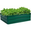 image:imageGiantex 3Tier Raised Garden Bed 47 x47x24 HeavyDuty Metal Outdoor Planter Box wOpenEnded Base Elevated Planter Box for Vegetable Fruit Flower Herb Patio Backyard Raised Bed Kit1