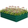 image:imageGiantex 3Tier Raised Garden Bed 47 x47x24 HeavyDuty Metal Outdoor Planter Box wOpenEnded Base Elevated Planter Box for Vegetable Fruit Flower Herb Patio Backyard Raised Bed Kit1