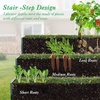 image:imageGiantex 3Tier Raised Garden Bed 47 x47x24 HeavyDuty Metal Outdoor Planter Box wOpenEnded Base Elevated Planter Box for Vegetable Fruit Flower Herb Patio Backyard Raised Bed Kit1