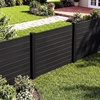 image:imageGiantex 4Panel Air Conditioner Fence 48 W x 36 H Outdoor Privacy Screen with Stakes WeatherResistant PP Enclosure for AC Unit Trash Can amp Pool Pump Decorative Garden Fence WhiteBlack