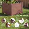 image:imageGiantex 4Panel Air Conditioner Fence 48 W x 36 H Outdoor Privacy Screen with Stakes WeatherResistant PP Enclosure for AC Unit Trash Can amp Pool Pump Decorative Garden Fence WhiteBrown