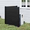 image:imageGiantex 4Panel Air Conditioner Fence 48 W x 36 H Outdoor Privacy Screen with Stakes WeatherResistant PP Enclosure for AC Unit Trash Can amp Pool Pump Decorative Garden Fence WhiteBlack