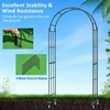image:imageGiantex 87 Metal Garden Arbor Arch Trellis for Climbing Plants Vines  Decorative Outdoor Archway with PowderCoated Heavy Duty Frame Wedding Arbor for Ceremony Party Backyard Lawn Decoration435W x 905H