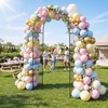 image:imageGiantex 87 Metal Garden Arbor Arch Trellis for Climbing Plants Vines  Decorative Outdoor Archway with PowderCoated Heavy Duty Frame Wedding Arbor for Ceremony Party Backyard Lawn Decoration42W x 87H