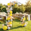 image:imageGiantex 87 Metal Garden Arbor Arch Trellis for Climbing Plants Vines  Decorative Outdoor Archway with PowderCoated Heavy Duty Frame Wedding Arbor for Ceremony Party Backyard Lawn Decoration44W x 90H