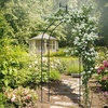 image:imageGiantex 87 Metal Garden Arbor Arch Trellis for Climbing Plants Vines  Decorative Outdoor Archway with PowderCoated Heavy Duty Frame Wedding Arbor for Ceremony Party Backyard Lawn Decoration49W x 113H
