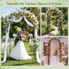 image:imageGiantex 87 Metal Garden Arbor Arch Trellis for Climbing Plants Vines  Decorative Outdoor Archway with PowderCoated Heavy Duty Frame Wedding Arbor for Ceremony Party Backyard Lawn Decoration42W x 87H