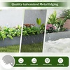 image:imageGiantex Galvanized Metal Landscape Edging 6 Pcs Flexible Galvanized Metal Garden Edging Border with Wood Grain Look 20FT Bendable Interlocking Lawn Edging for Flower Beds Pathways amp Backyard6 Pack435Lx85H