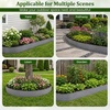 image:imageGiantex Galvanized Metal Landscape Edging 6 Pcs Flexible Galvanized Metal Garden Edging Border with Wood Grain Look 20FT Bendable Interlocking Lawn Edging for Flower Beds Pathways amp Backyard6 Pack435Lx85H