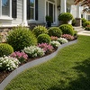 image:imageGiantex Galvanized Metal Landscape Edging 6 Pcs Flexible Galvanized Metal Garden Edging Border with Wood Grain Look 20FT Bendable Interlocking Lawn Edging for Flower Beds Pathways amp Backyard6 Pack435Lx85H