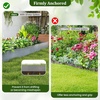 image:imageGiantex Galvanized Metal Landscape Edging 6 Pcs Flexible Galvanized Metal Garden Edging Border with Wood Grain Look 20FT Bendable Interlocking Lawn Edging for Flower Beds Pathways amp Backyard6 Pack435Lx85H