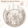 image:imageGiantex Hammock Chair Macrame Swing Chair with 350 Lbs Capacity Handwoven Tassels Boho Hanging Chair for Bedroom Living Room Patio Garden Balcony Indoor amp Outdoor BeigeBeige