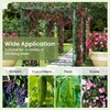 image:imageGiantex Outdoor Grape Vine Trellis for Climbing Plants 79 x 59 x 78 Large Garden Arch with Rustproof PECoated Metal Frame amp Netting Tall Archway Pergola for Cucumbers Vegetables Flowers79x59x78