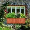 image:imageGiantex Raised Garden Bed Set of 2 31x14x12 Wooden Elevated Planter Box with 4 Drainage Holes amp Detachable Bottom Panels Flower Bed Rectangular Plant Container for Vegetables Herbs amp FruitsOrange