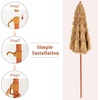image:imageGiantex Thatched Tiki Umbrella Hawaiian Style Patio Grass Umbrella with 8 Ribs amp Tilt Adjustment Outdoor Portable Beach Sunshade for Yard Garden amp Poolside2