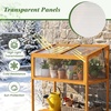 image:imageGiantex Wood Cold Frame Greenhouse Raised Flower Planter Protection with Transparent Openable Roof amp Slatted Shelf Indoor Outdoor Hot House for Garden Balcony 36x20x4236x20x42