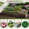 image:imageGiantex Wooden Raised Garden Bed Set 2 23 x 23 Square Fir Wood Planter Box with OpenEnded Base for Vegetables Flowers Herb Indoor Outdoor Elevated Planter Container for Patio Yard Garden Balcony45 x 23 x 95