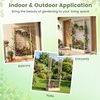 image:imageGiantex Wooden Raised Garden Bed with Trellis amp Hanging Roof Fir Wood Planter Box 45 Freestanding Elevated Garden Bed for Outdoor Climbing Plants Vegetables Flowers Patio amp Balcony NaturalNatural