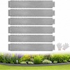 image:imageGiantex Galvanized Metal Landscape Edging 6 Pcs Flexible Galvanized Metal Garden Edging Border with Wood Grain Look 20FT Bendable Interlocking Lawn Edging for Flower Beds Pathways amp Backyard6 Pack435x8