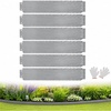 image:imageGiantex Galvanized Metal Landscape Edging 6 Pcs Flexible Galvanized Metal Garden Edging Border with Wood Grain Look 20FT Bendable Interlocking Lawn Edging for Flower Beds Pathways amp Backyard6 Pack435Lx85H