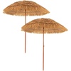 image:imageGiantex Thatched Tiki Umbrella Hawaiian Style Patio Grass Umbrella with 8 Ribs amp Tilt Adjustment Outdoor Portable Beach Sunshade for Yard Garden amp Poolside2
