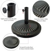 image:imageGiantex 21 lbs Patio Umbrella Base Stand Heavy Duty Outdoor Umbrella Holder with Cement Filled Base Fits 1519 Poles HDPE Rattan Pattern for Patio Deck Garden Porch Market Umbrellas315 Pounds