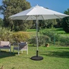 image:imageGiantex 21 lbs Patio Umbrella Base Stand Heavy Duty Outdoor Umbrella Holder with Cement Filled Base Fits 1519 Poles HDPE Rattan Pattern for Patio Deck Garden Porch Market Umbrellas490 Pounds