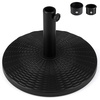 image:imageGiantex 21 lbs Patio Umbrella Base Stand Heavy Duty Outdoor Umbrella Holder with Cement Filled Base Fits 1519 Poles HDPE Rattan Pattern for Patio Deck Garden Porch Market Umbrellas210 Pounds