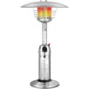image:imageGiantex Outdoor Propane Patio Heater 13000 BTU Portable Tabletop Heater  Weighted Base Stainless Steel Adjustable Thermostat Electric Heater for Backyard Garden Commercial Restaurant BlackSilver