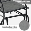 image:imageGIANTEX Patio Glider Benches for Outside Swing Glider Chair wSteel FrameGrey