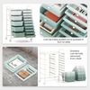 image:imageGiantex 10 Drawers Rolling Cart Classroom Organizers Storage Cart with Wheels for Teacher Office Home School Supplies Tool Craft Art Paper Green GradientGreen Gradient